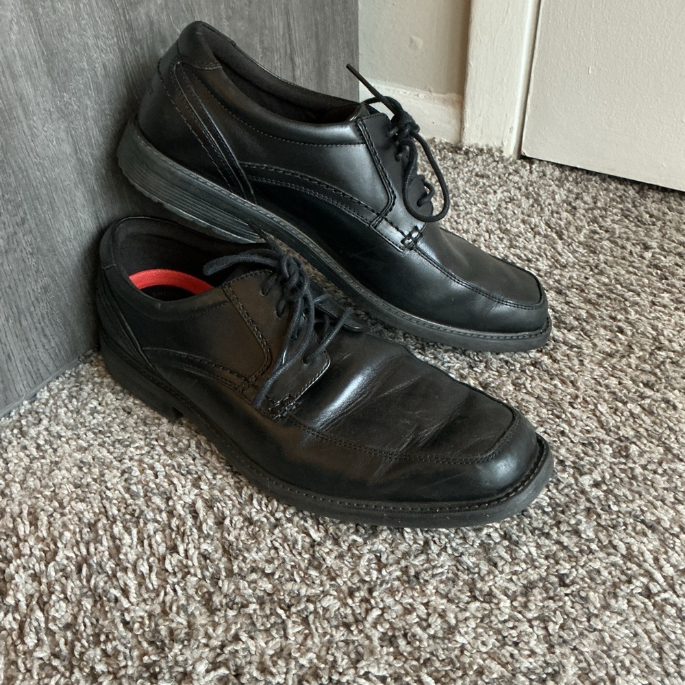 Rockport Black Leather Oxfords